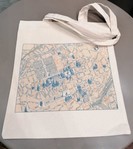 Tote bag carte Lettre Shop