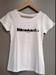 T-shirt blanc femme Lettre Shop