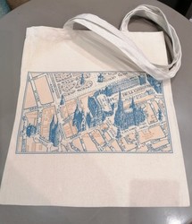 Tote bag hmicycle de la Carrire Lettre Shop